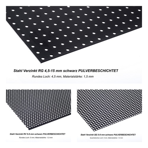 Stahl verzinkt lochbleche - stahl,