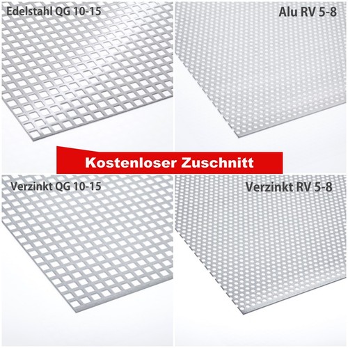 Lochbleche aluminium stahl - lochbleche, aluminium,stahl