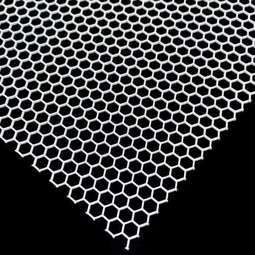 Stahl hexagonal lochblech - hexagonal,