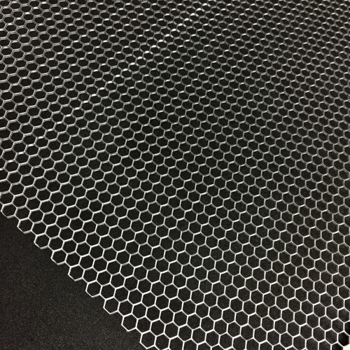 Lochblech aluminium hexagonal - aluminium,